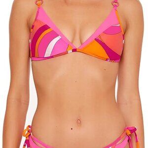NWT Trina Turk String Bikini – Vivid Vista Print – Size 8/10